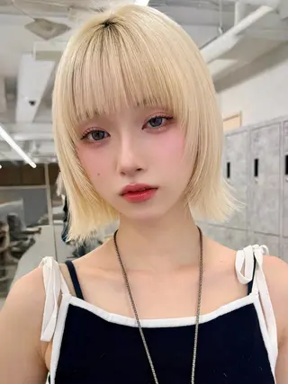 ミディアム 三鷹で1番ショート ボブをカットする新谷のヘアスタイル