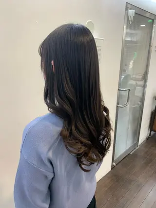 ロング デジタルパーマ🫧 韓国風ヘア🫧サクラのヘアスタイル