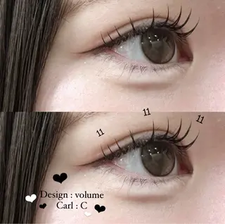 マツエク・マツパ マキア広島駅前店 中本のマツエク・マツパデザイン