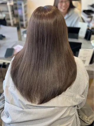 セミロング 札幌美容室♡西塔 瑠音🎀のヘアスタイル