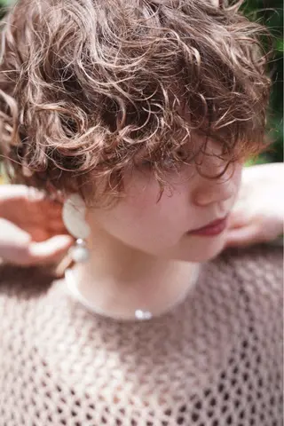 ショート カラー 岡安優太 顔まわり似合せが得意のヘアスタイル
