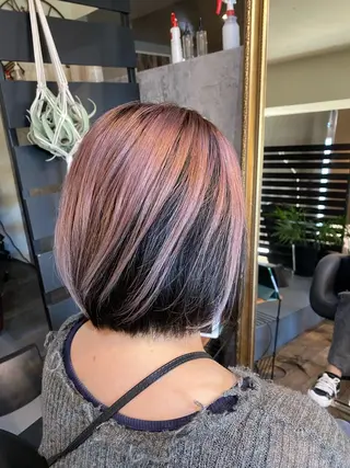 ミディアム 吉川 眞之亮のヘアスタイル