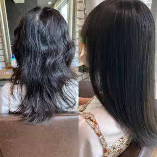セミロング パーマ 美髪整形✨髪質改善 ✨中村弘仁/チーフのヘアスタイル