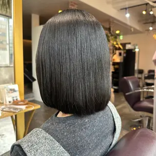 ミディアム Saki💛心斎橋 レイヤー/艶髪のヘアスタイル