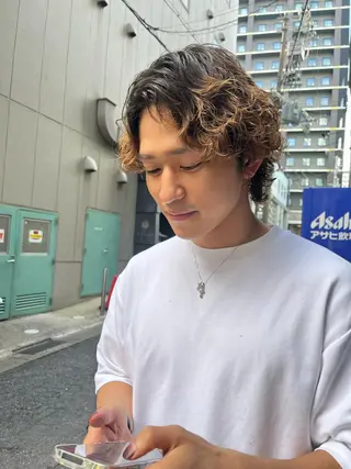 パーマ メンズ 【代表】 辻龍樹のヘアスタイル
