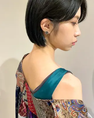 ショート カラー 髪質改善カラー/ボブ 🌻Mutsumiのヘアスタイル