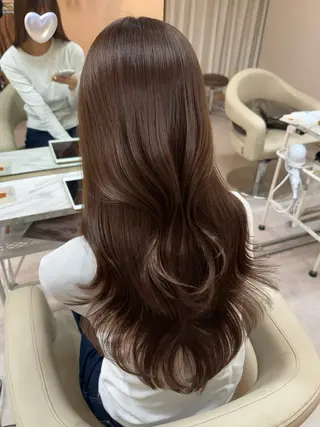 ロング カラー ♡韓国/レイヤー カット/Ayana♡のヘアスタイル