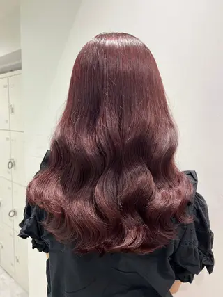 ロング カラー ヘアアレンジ 💗横浜美容室 💗HARUNAのヘアスタイル