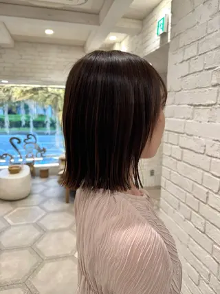 ミディアム 堀江美容室 千晶のヘアスタイル