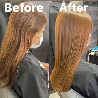 ロング パーマ ショート/脱白髪染め ☆宇﨑悠実のヘアスタイル