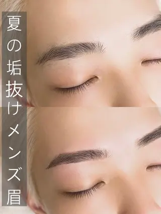 メンズ アイブロウ トレンド眉🌈✨ megumiのマツエク・マツパデザイン