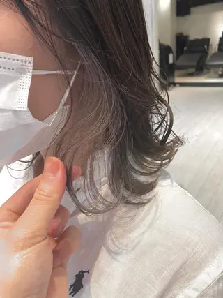 ミディアム カラー ブリーチ koheiのヘアスタイル