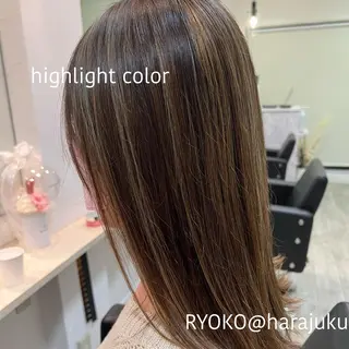 ミディアム カラー 🤍美髪×艶カラー RYOKO🤍のヘアスタイル