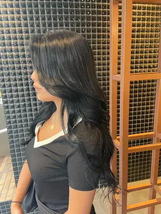 ロング カラー Canon/ インナーカラー/小倉のヘアスタイル