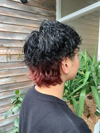 パーマ メンズ 竹内 康浩のヘアスタイル