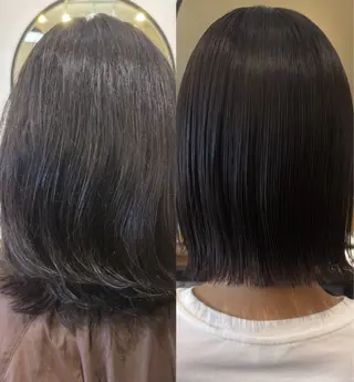 ミディアム 横 田のヘアスタイル