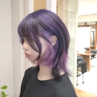 ミディアム カラー ケアブリーチ特化 same 🦈のヘアスタイル