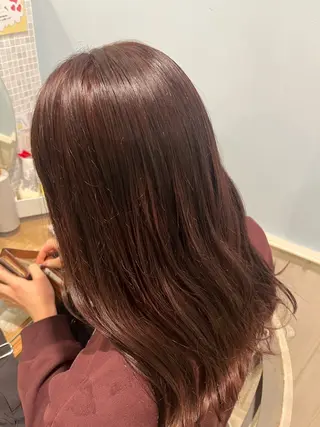 ロング カラー なわた さきのヘアスタイル