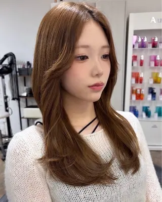 ロング 札幌美容室♡西塔 瑠音🎀のヘアスタイル
