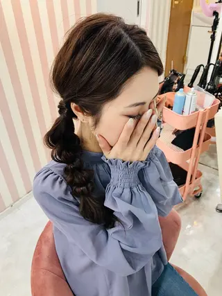 ヘアアレンジ eyelash 大正のマツエク・マツパデザイン
