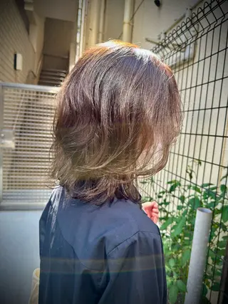 ミディアム パーマ 関内/メンズ/ パーマ/Hosakaのヘアスタイル