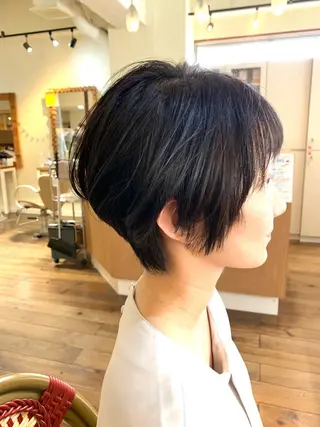 ショート 小杉輝/ショート /艶カラー✨のヘアスタイル