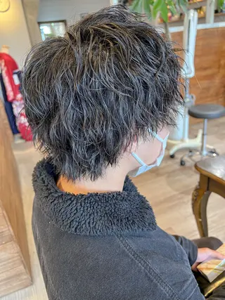 パーマ メンズ cut/nail ▫️イチカ🌻のネイルデザイン