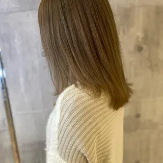 ミディアム カラー 田室 和幸のヘアスタイル