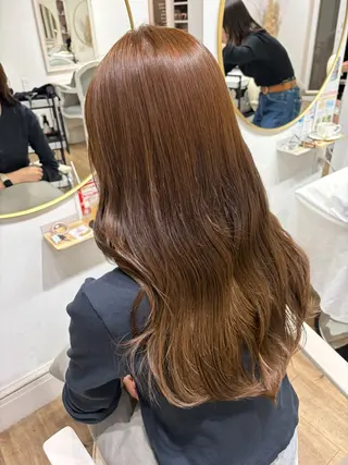 ロング mio♡ベージュ特化 🎀透明感カラーのヘアスタイル