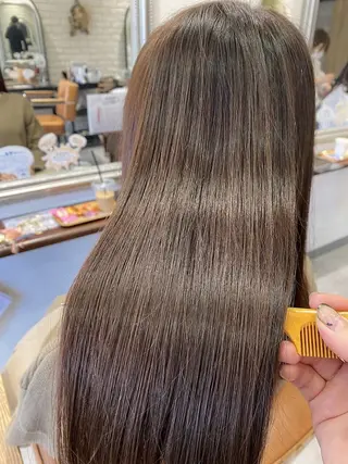 ロング カラー 髪質改善アンジュール かのんのヘアスタイル