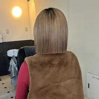 ショート 🫧透明感ボブ/ ハイトーン.nanoのヘアスタイル