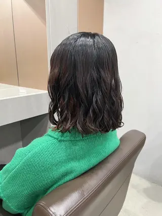 パーマ ボブパーマコテ巻き風 パーマNo1深江秀平のヘアスタイル