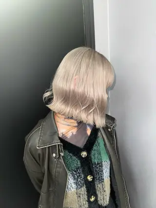 ショート asumi/栄/ハイ トーン/ブリーチ/のヘアスタイル