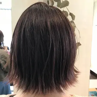 ショート カラー パーマ ヘアアレンジ 透け感/くびれヘア/ レイヤー/カズキ🍭のヘアスタイル