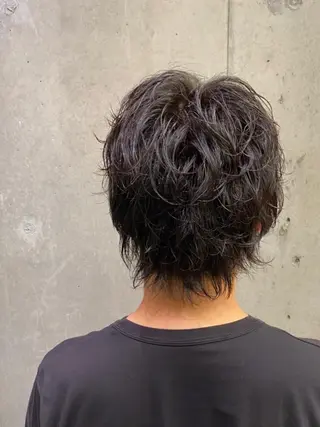 パーマ メンズ 🟠soLo🟠染谷 駿介🟠髪質改善🟠のヘアスタイル