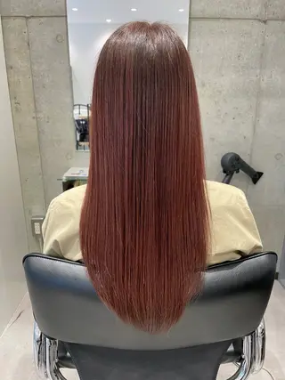 ロング カラー ドライ カット✂️髪質改善のヘアスタイル