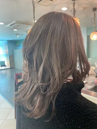 セミロング ボブ/暖色/デザイン KOYUKI⛄️のヘアスタイル