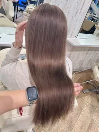 ロング カラー 立川/レイヤー/ ブリーチ/ 西川翔真のヘアスタイル