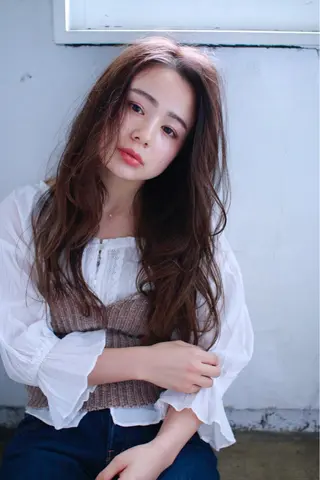 ロング カラー パーマ ヘアアレンジ TOPstylist ✂️フセケイタ✂️のヘアスタイル