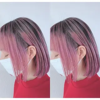 ショート カラー 似合わせ/ブリーチ カラー.岡田友仁のヘアスタイル