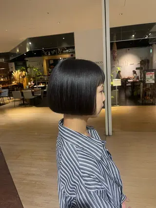 ショート マンツーマン 縮毛矯正/マユコのヘアスタイル