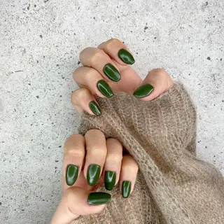 ミディアム カラー パーマ ヘアアレンジ メンズ キッズ ネイル マツエク・マツパ Salon Ｋのネイルデザイン