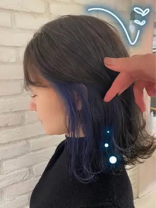 カラー カット縮毛モデル募集 hina🪐˚✧₊⁎のヘアスタイル