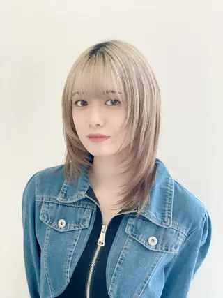 ミディアム 直樹専用髪質改善 東加古川アーティブのヘアスタイル