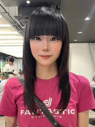 ロング 韓国レイヤー🇰🇷 🤍🎀honokaのヘアスタイル