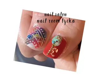 ネイル ﾈｲﾙﾙｰﾑﾘｯｶ 𝐦𝐚𝐲𝐮のネイルデザイン