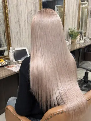 ロング カラー ハイトーン Arphyのヘアスタイル