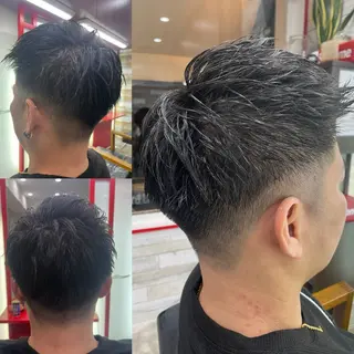 ショート メンズ 看板犬がお出迎え◎ 初めてでも安心◎のヘアスタイル