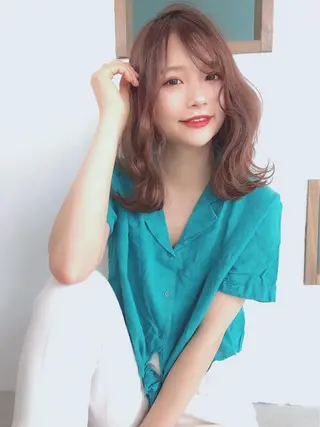 ミディアム MICO hairのヘアスタイル