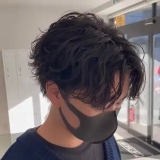 ショート パーマ メンズ 柏メンズ特化 THE3rdHAIRのヘアスタイル